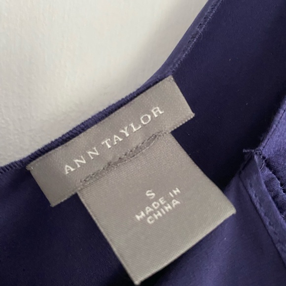 Ann Taylor Deep Blue Camisole - Picture 3 of 4